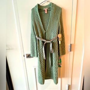 #Sage green,#Rebecca Taylor ,#size S ,#long cardigan